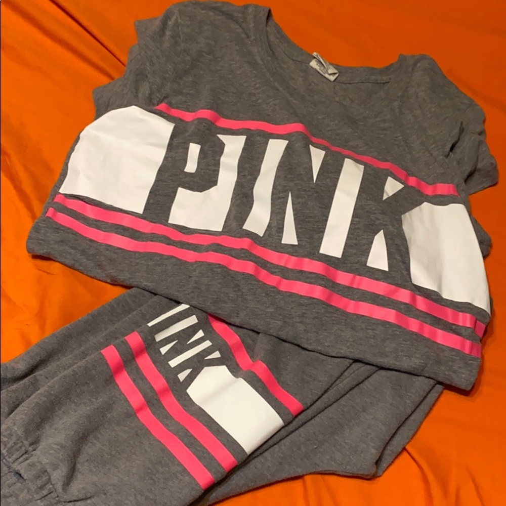 Sweats and tee